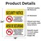 Signmission Drugs Or Alcohol Dismiss Bilingual OSHA Security Notice Sign, Vinyl Decal, 18in W x 24in L, 2PK OS-2PACK-SN-D-1824-L-11530 - alternate 6